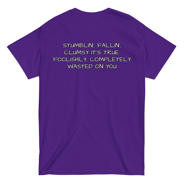 WASTED on DAWN BEYER MUSIC (front and back print) Unisex classic tee - Image 3