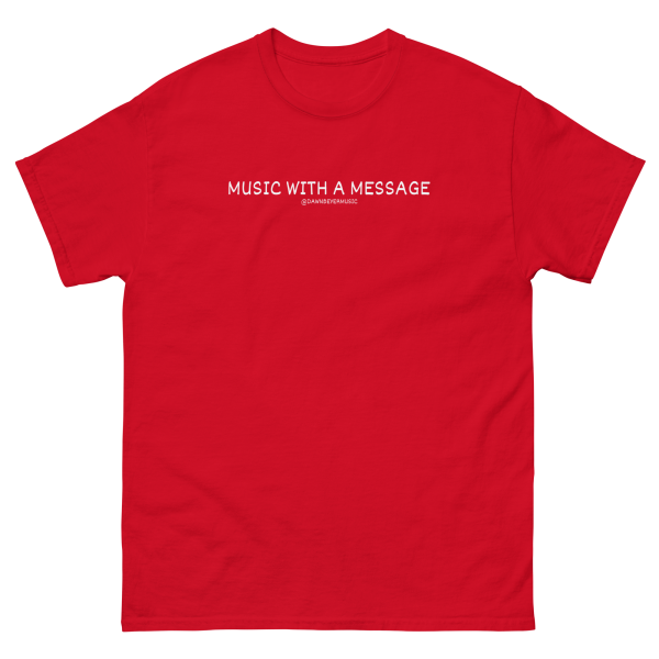MUSIC WITH MESSAGE- Be Somebody's Voice Unisex classic tee - Image 2