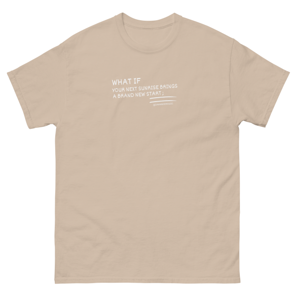 MUSIC WITH A MESSAGE- WHAT IF Unisex classic tee - Image 13