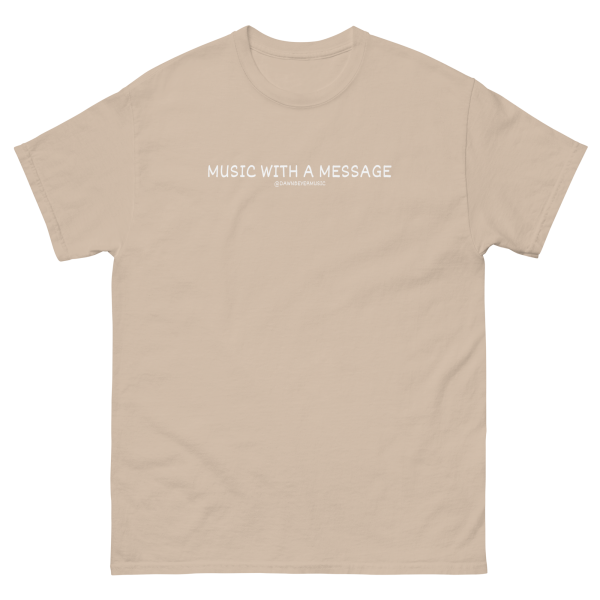MUSIC WITH MESSAGE- Be Somebody's Voice Unisex classic tee - Image 17
