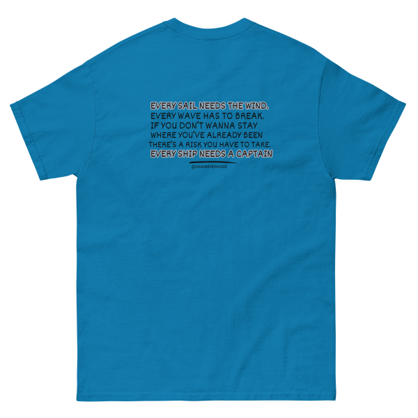 MUSIC WITH MESSAGE - EVERY SAIL NEEDS THE WIND Unisex classic tee - Image 11