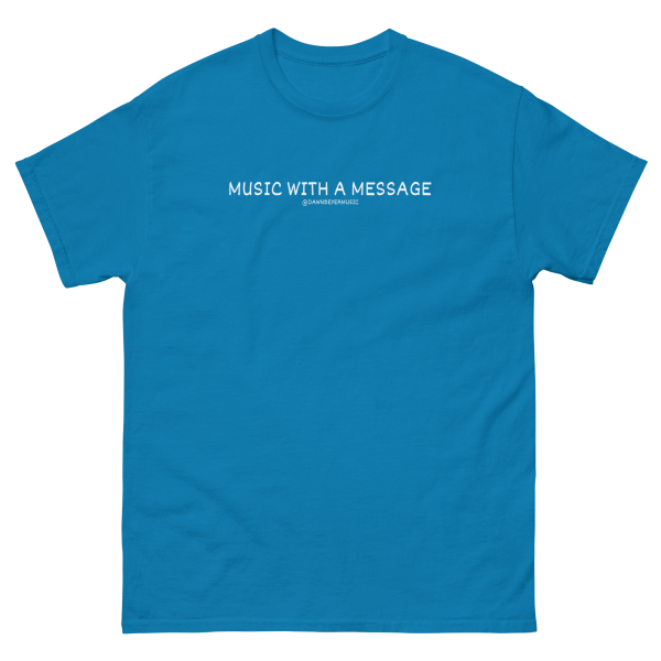 MUSIC WITH MESSAGE- Be Somebody's Voice Unisex classic tee - Image 6