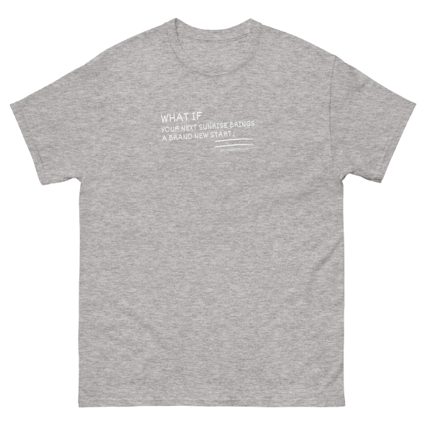 MUSIC WITH A MESSAGE- WHAT IF Unisex classic tee - Image 11