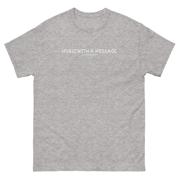 MUSIC WITH MESSAGE- Be Somebody's Voice Unisex classic tee - Image 15