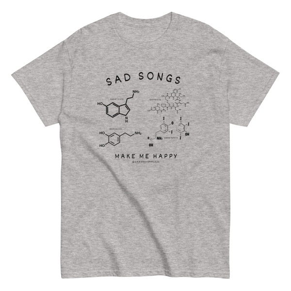 SAD SONGS everyday wear Unisex classic tee - Image 15