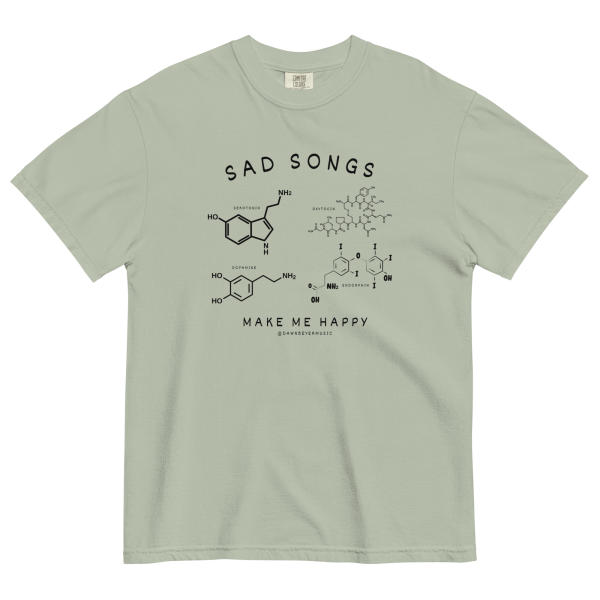 SAD SONGS get comfy (Dawn's fav) Unisex garment-dyed heavyweight t-shirt - Image 25