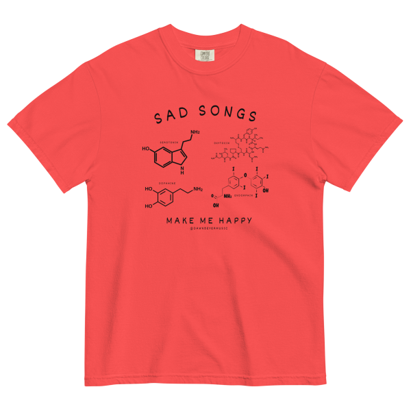 SAD SONGS get comfy (Dawn's fav) Unisex garment-dyed heavyweight t-shirt - Image 13