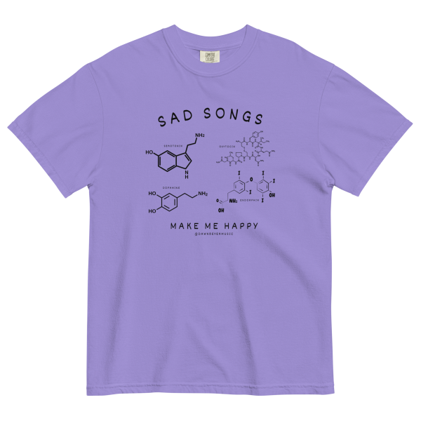 SAD SONGS get comfy (Dawn's fav) Unisex garment-dyed heavyweight t-shirt - Image 19