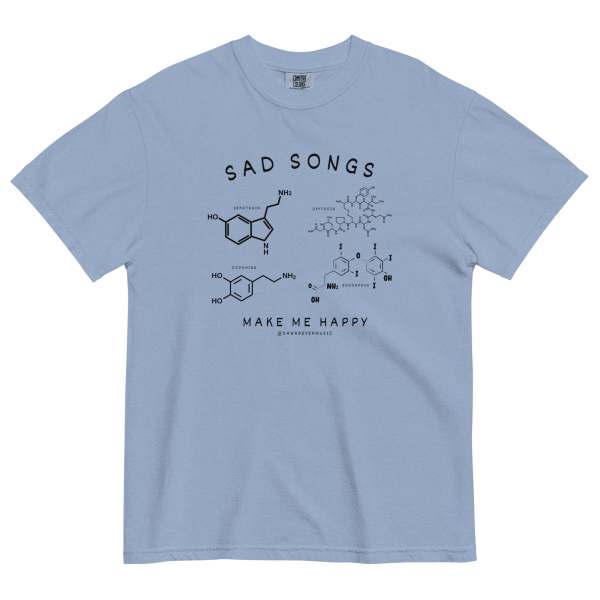 SAD SONGS get comfy (Dawn's fav) Unisex garment-dyed heavyweight t-shirt - Image 23