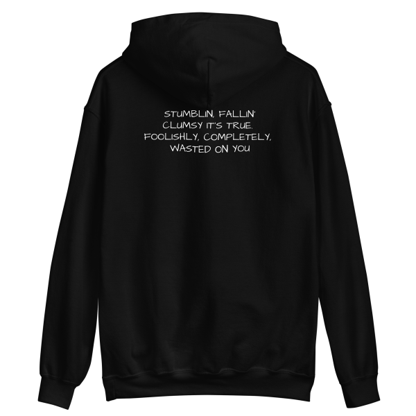 WASTED on DAWN BEYER MUSIC (front and back print) Unisex Hoodie - Image 3
