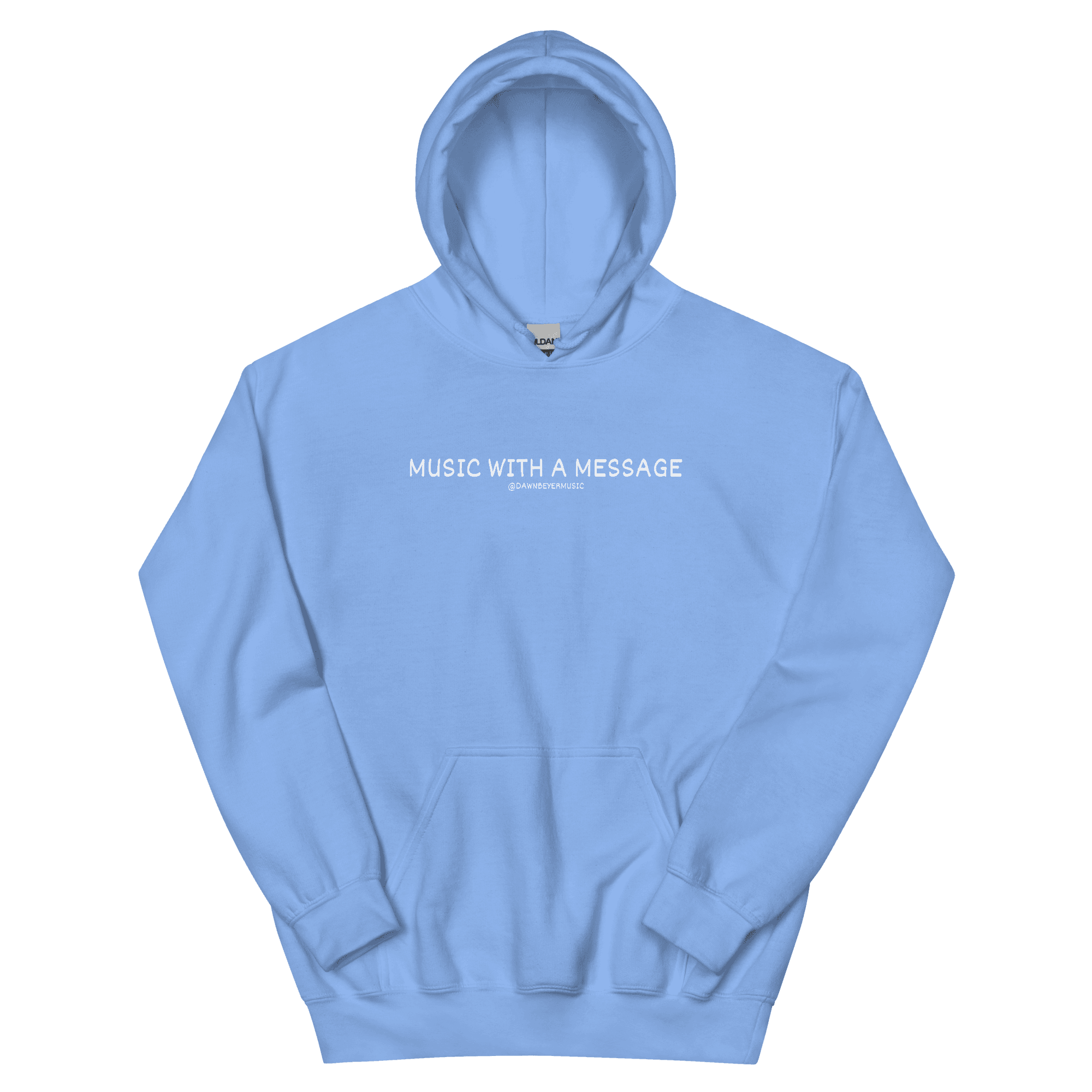 MUSIC WITH MESSAGE - JUST LOVE Unisex Hoodie - Image 21