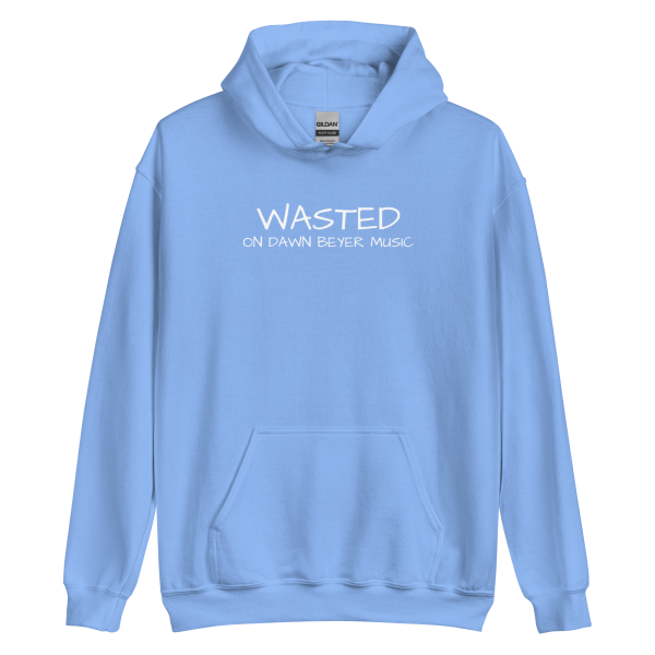 WASTED on DAWN BEYER MUSIC (front and back print) Unisex Hoodie - Image 19