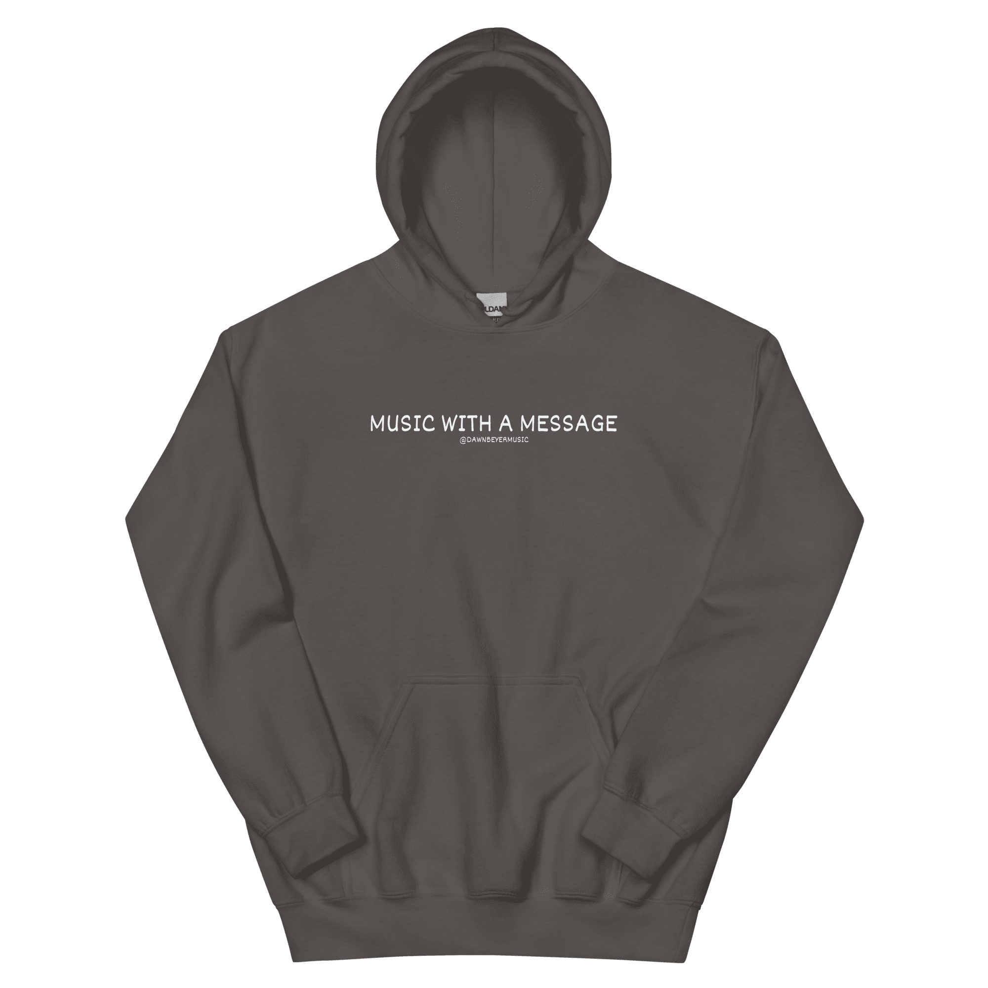 MUSIC WITH MESSAGE - JUST LOVE Unisex Hoodie - Image 14