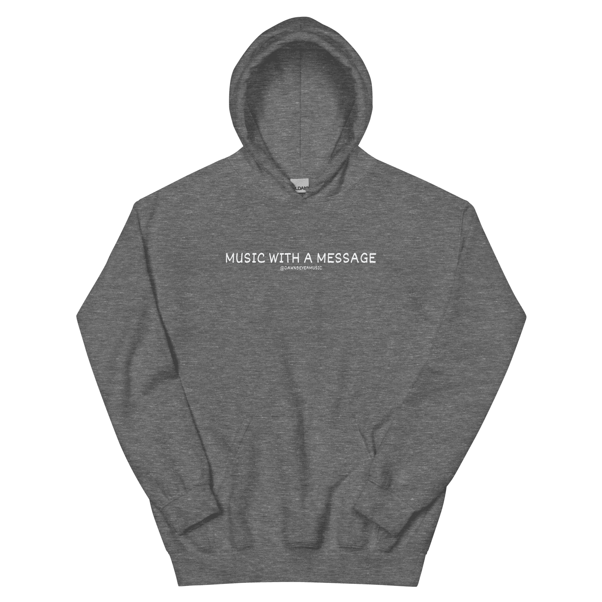 MUSIC WITH MESSAGE - JUST LOVE Unisex Hoodie - Image 18