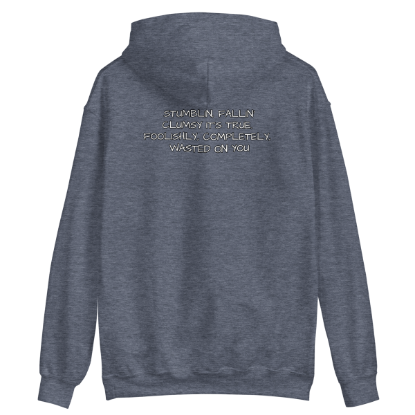 WASTED on DAWN BEYER MUSIC (front and back print) Unisex Hoodie - Image 13