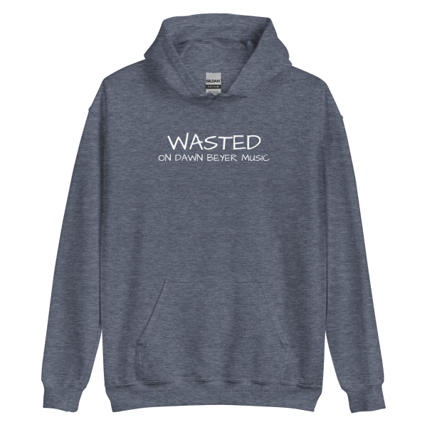 WASTED on DAWN BEYER MUSIC (front and back print) Unisex Hoodie - Image 12