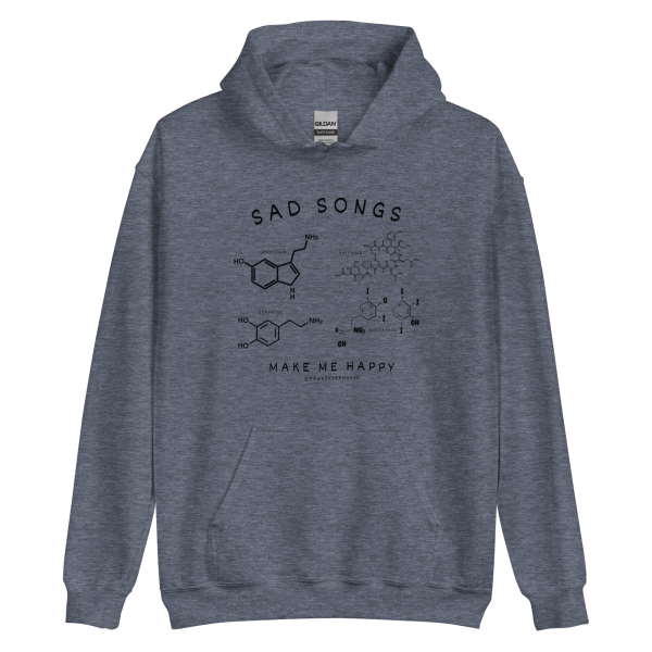 SAD SONGS bonfire attire  Unisex Hoodie - Image 5