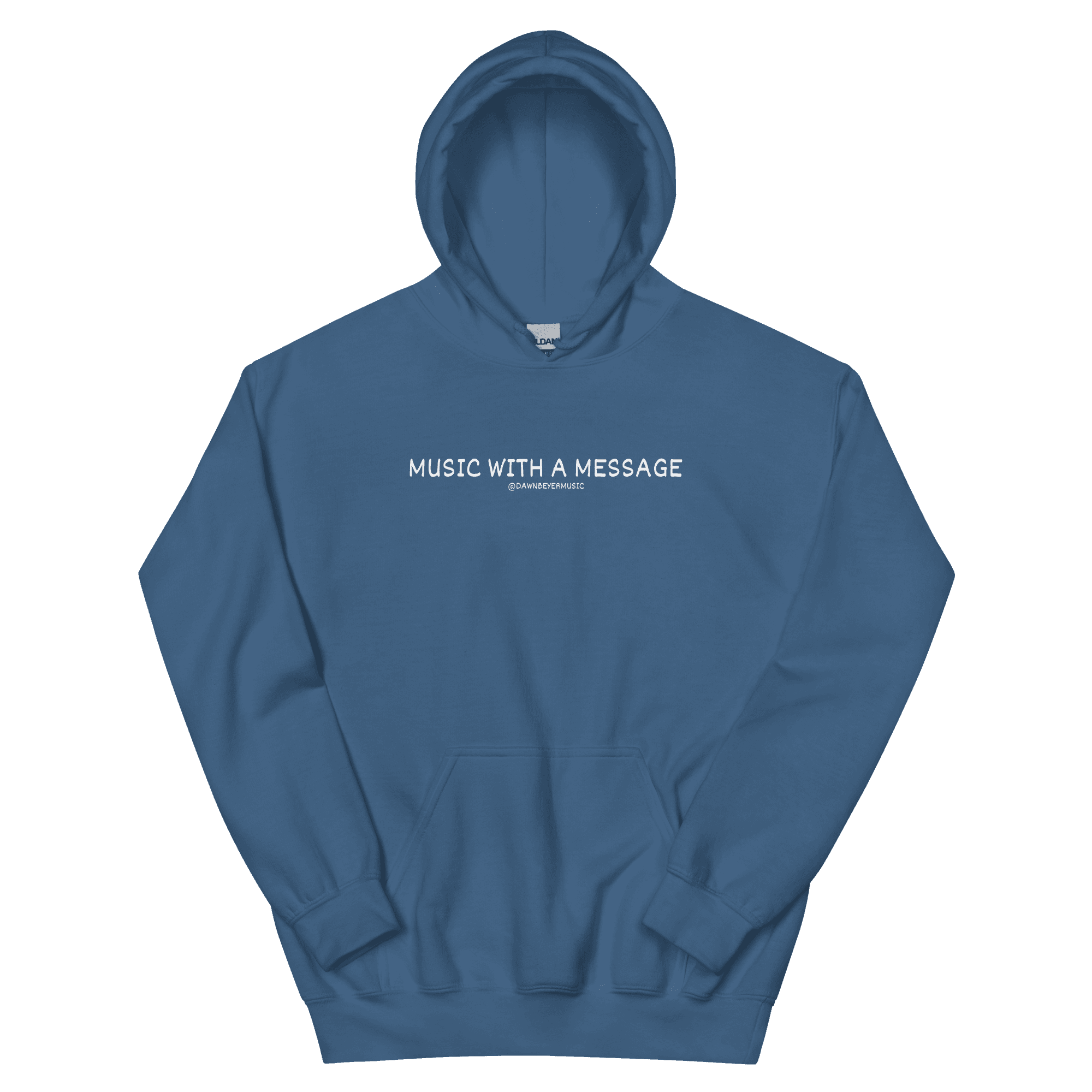 MUSIC WITH MESSAGE - JUST LOVE Unisex Hoodie - Image 16