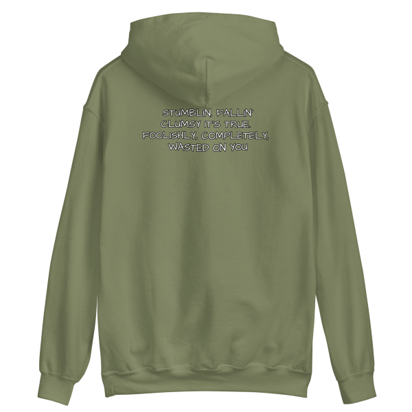 WASTED on DAWN BEYER MUSIC (front and back print) Unisex Hoodie - Image 16