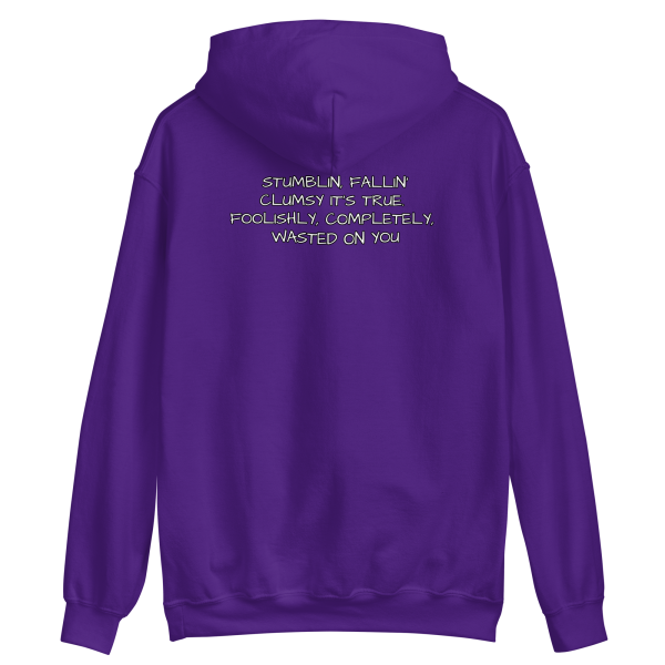 WASTED on DAWN BEYER MUSIC (front and back print) Unisex Hoodie - Image 5