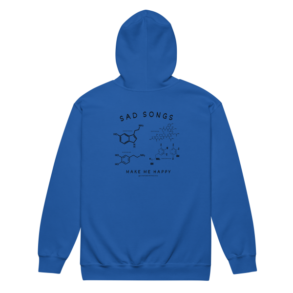 SAD SONGS Nashville nights Unisex heavy blend zip hoodie - Image 3