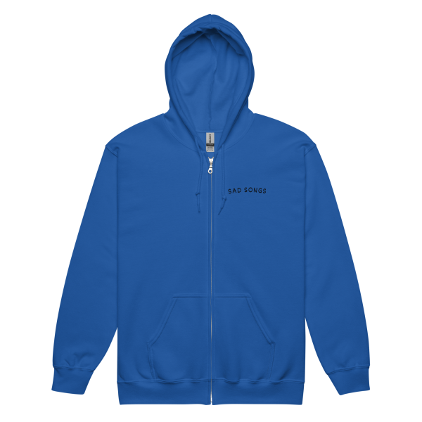 SAD SONGS Nashville nights Unisex heavy blend zip hoodie - Image 2
