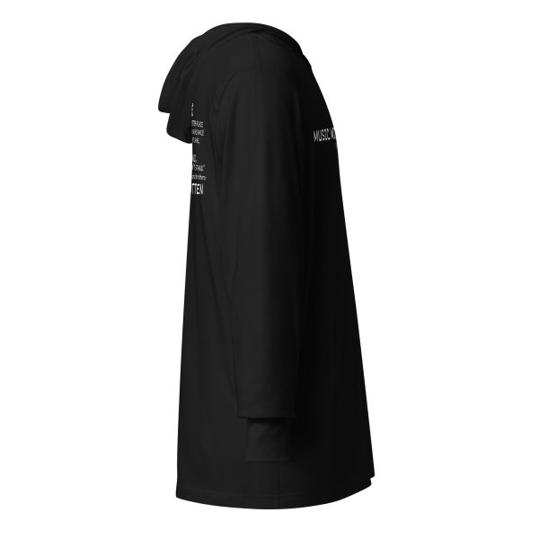 MUSIC WITH A MESSAGE - JUST LOVE Hooded long-sleeve tee - Image 9
