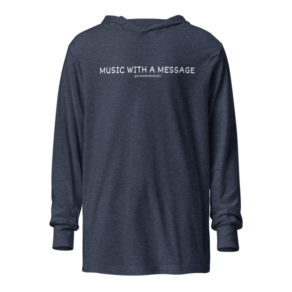 MUSIC WITH A MESSAGE - JUST LOVE Hooded long-sleeve tee - Image 10