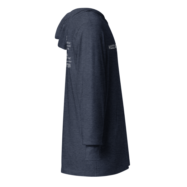MUSIC WITH A MESSAGE - JUST LOVE Hooded long-sleeve tee - Image 13