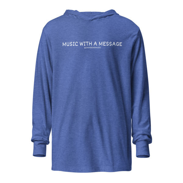 MUSIC WITH A MESSAGE - JUST LOVE Hooded long-sleeve tee - Image 17