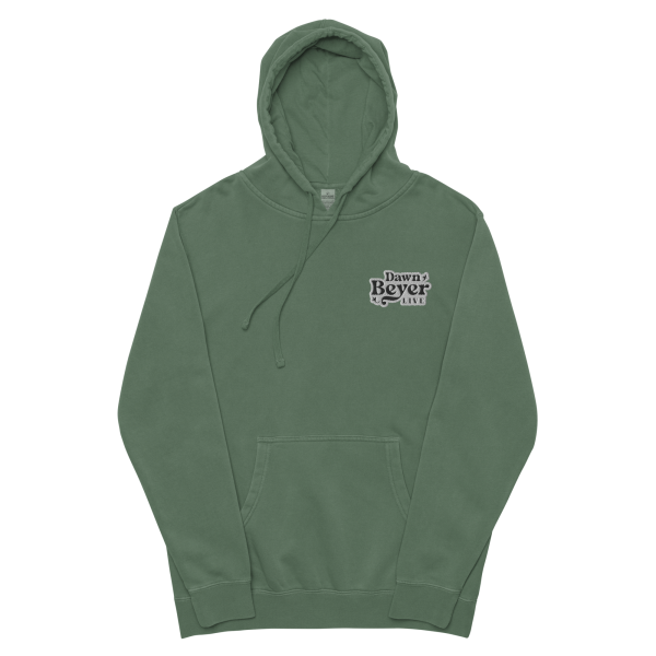 DAWN BEYER (match with DB sweatpants ) Unisex pigment-dyed hoodie - Image 4