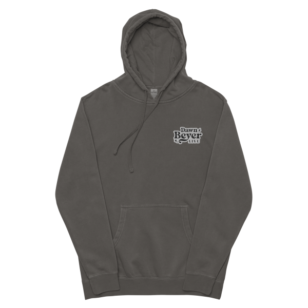 DAWN BEYER (match with DB sweatpants ) Unisex pigment-dyed hoodie - Image 2