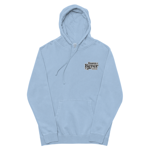 DAWN BEYER (match with DB sweatpants ) Unisex pigment-dyed hoodie - Image 11