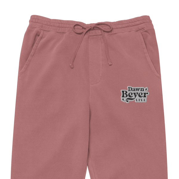 DAWN BEYER Unisex pigment-dyed sweatpants
