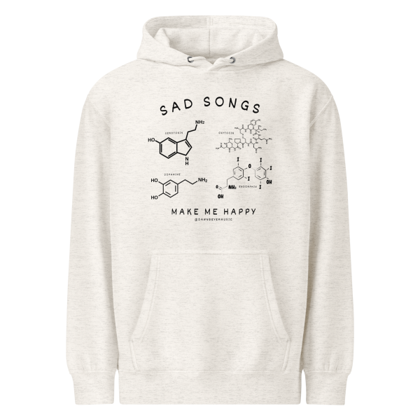 SAD SONGS cuddled up Unisex premium mid-weight hoodie (hoodie snob approved)