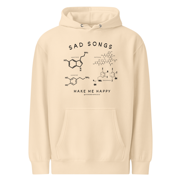 SAD SONGS cuddled up Unisex premium mid-weight hoodie (hoodie snob approved) - Image 10