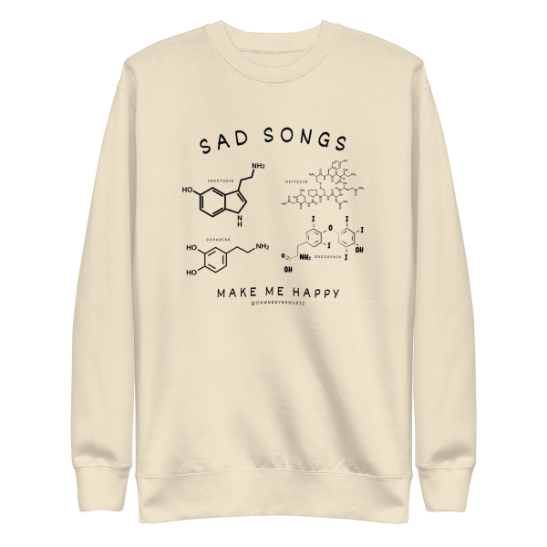 SAD SONGS cute girl (Jen's Fav)  Unisex Premium Sweatshirt - Image 9