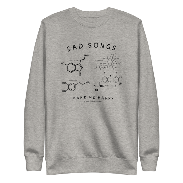 SAD SONGS cute girl (Jen's Fav)  Unisex Premium Sweatshirt - Image 7