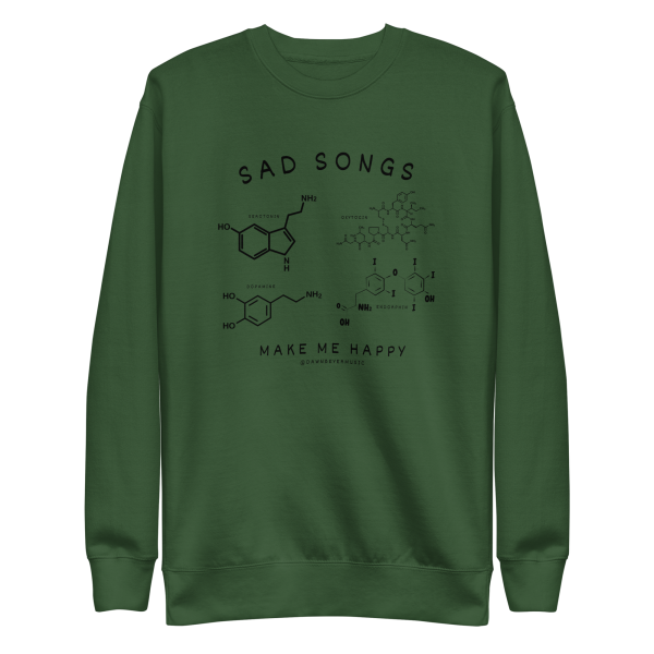 SAD SONGS cute girl (Jen's Fav)  Unisex Premium Sweatshirt - Image 2