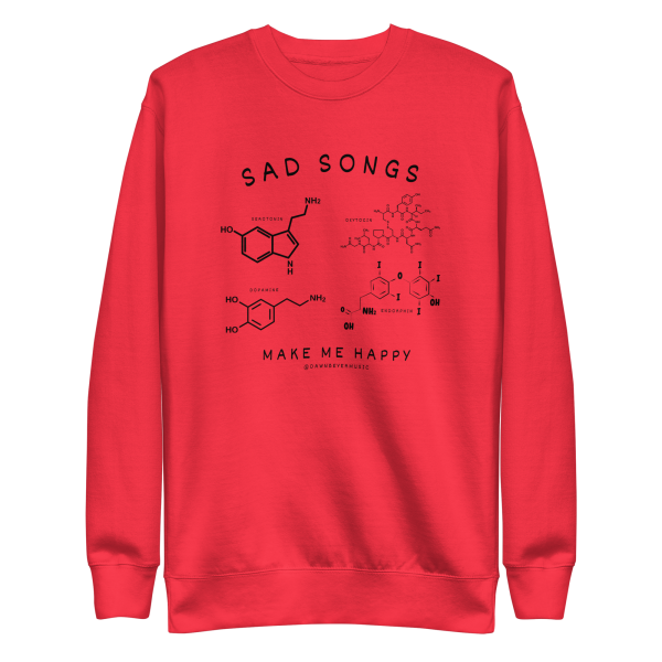 SAD SONGS cute girl (Jen's Fav)  Unisex Premium Sweatshirt - Image 4