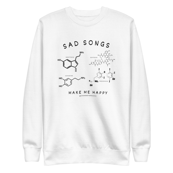 SAD SONGS cute girl (Jen's Fav)  Unisex Premium Sweatshirt - Image 11