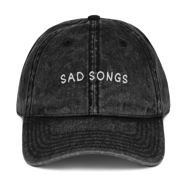 SAD SONGS Long Island girl Vintage Cotton Twill Cap
