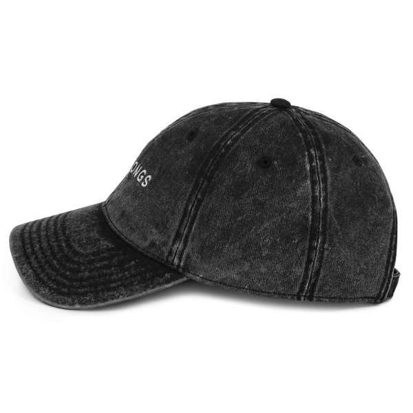 SAD SONGS Long Island girl Vintage Cotton Twill Cap - Image 3