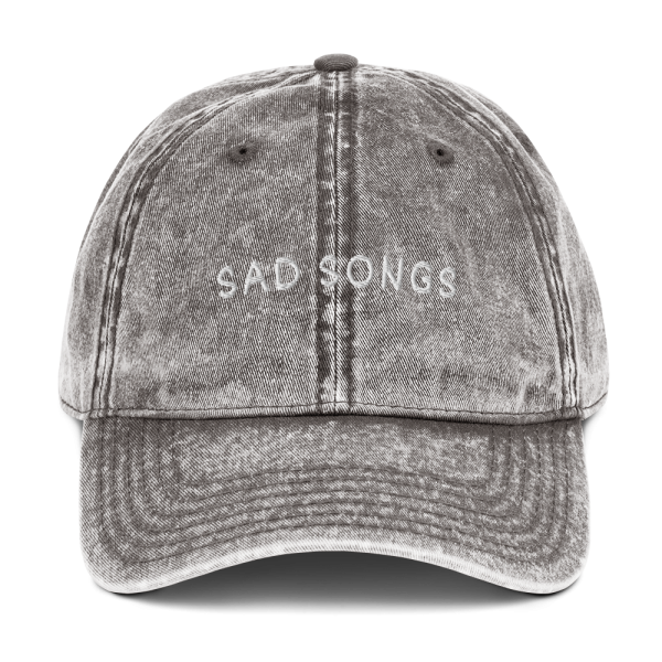 SAD SONGS Long Island girl Vintage Cotton Twill Cap - Image 21