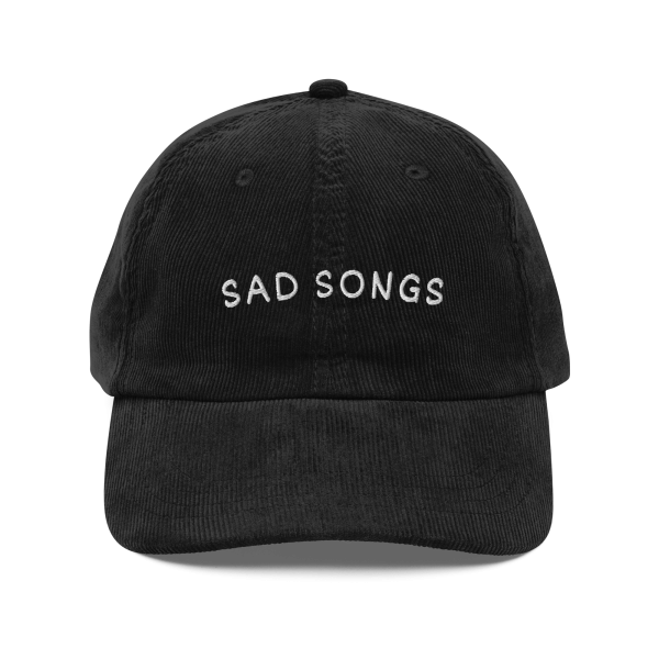 SAD SONGS Portland vibes Vintage corduroy cap - Image 2