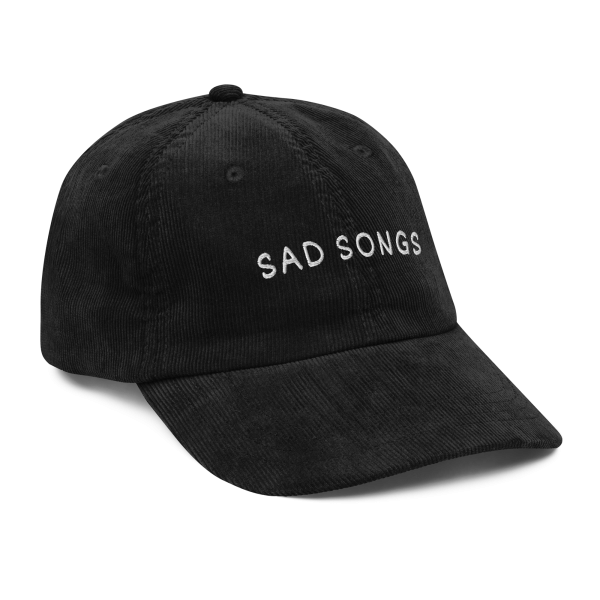 SAD SONGS Portland vibes Vintage corduroy cap - Image 5