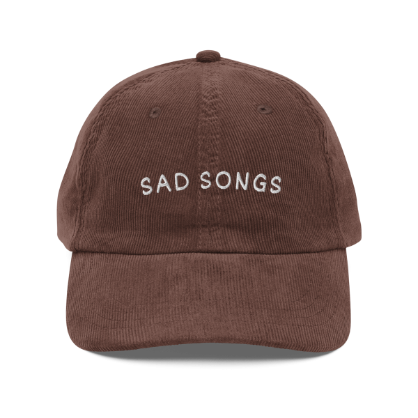 SAD SONGS Portland vibes Vintage corduroy cap - Image 9