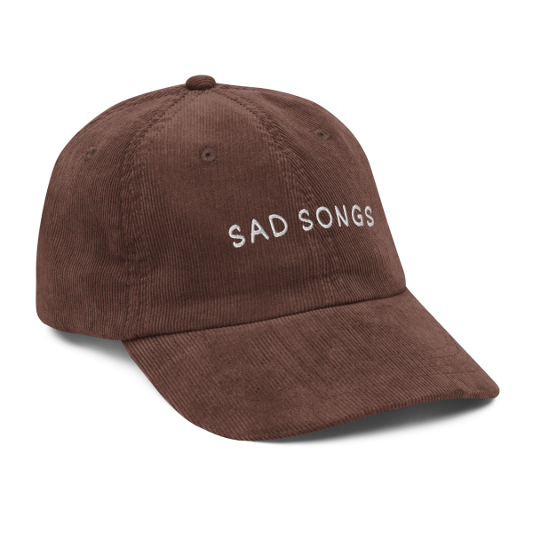 SAD SONGS Portland vibes Vintage corduroy cap - Image 12
