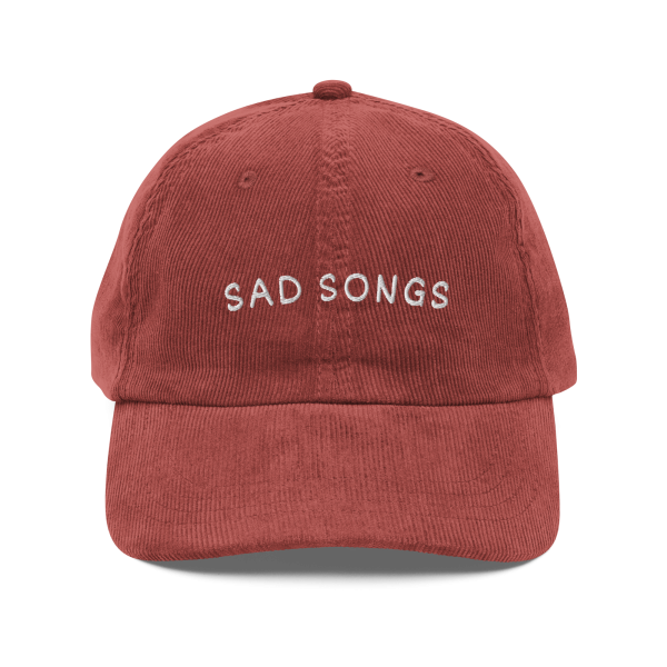 SAD SONGS Portland vibes Vintage corduroy cap - Image 17
