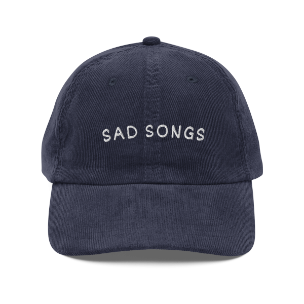SAD SONGS Portland vibes Vintage corduroy cap